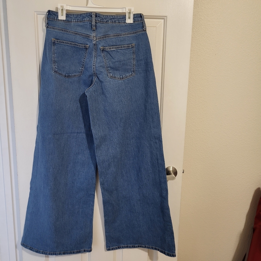 a new day Wide-Leg Flare Jeans in‎ Blue Denim - Picture 2 of 3